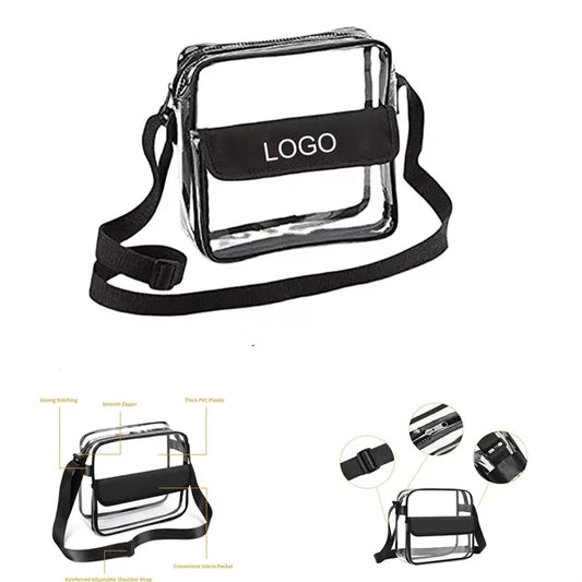 PVC Clear Crossbody Purse Bag
