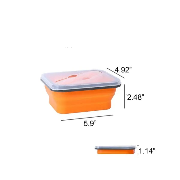 Small Collapsible Silicone Lunch Box