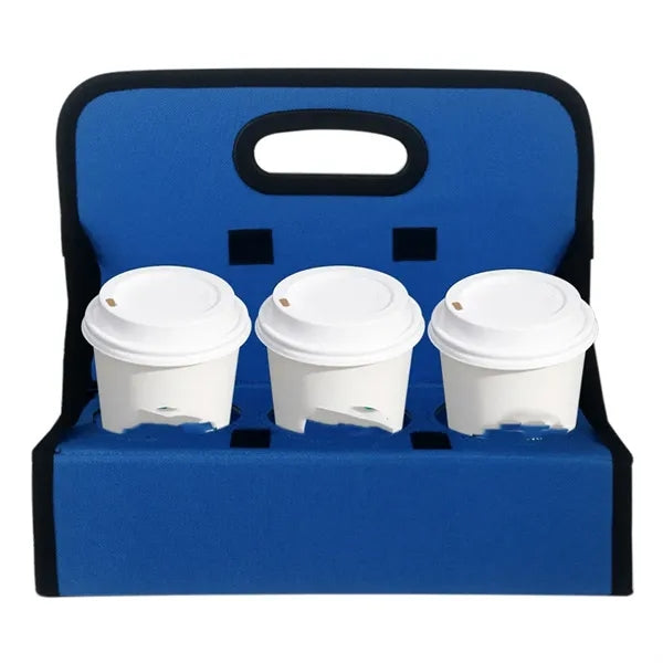 Picnic & Takeout Foldable 6-Bottle Beverage Carrier Holder
