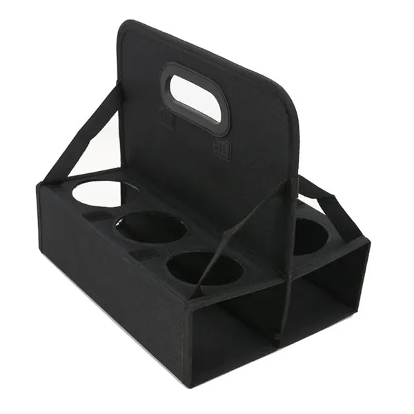 Picnic & Takeout Foldable 6-Bottle Beverage Carrier Holder