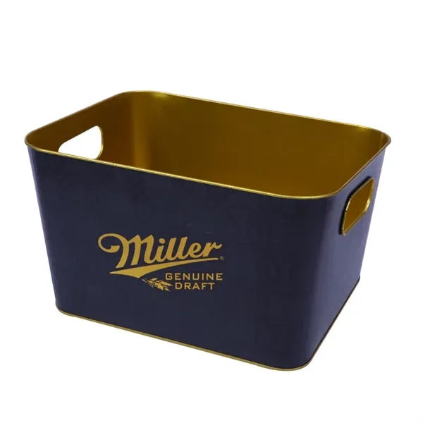 Metal Beer Ice Bucket with Handle