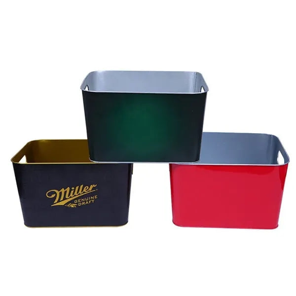 Metal Beer Ice Bucket with Handle