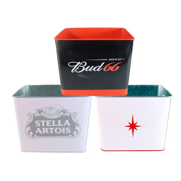 Metal Beer Ice Bucket with Handle