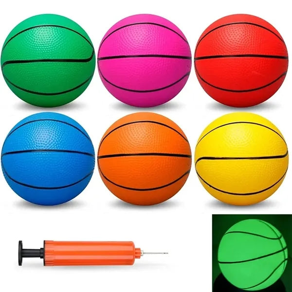 PVC Mini Basketball Rubber Small Toddler Ball