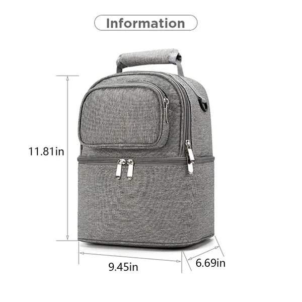 Insulated Nursing Bag Breast Milk Storage Cooler Backpack