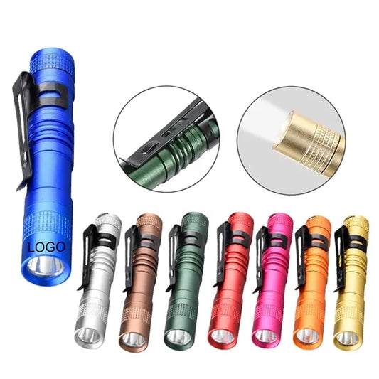 Mini AA Flashlight Keychain Pen Light