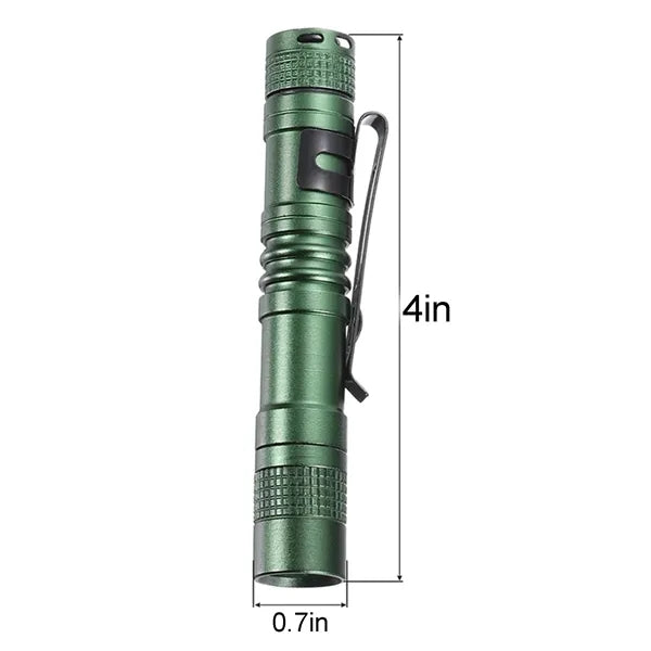 Mini AA Flashlight Keychain Pen Light