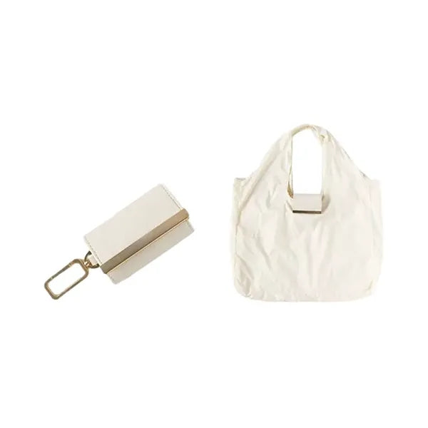Keychain Folding Grocery Tote Bag