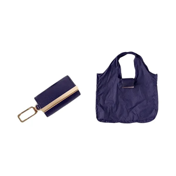 Keychain Folding Grocery Tote Bag