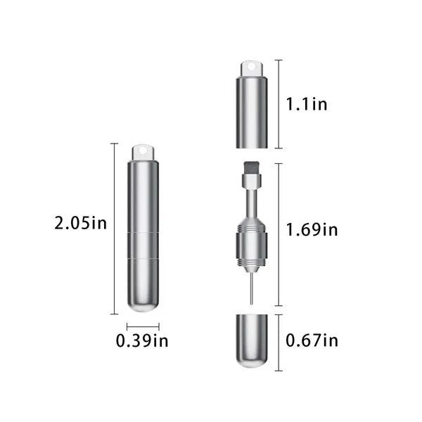 2-in-1 SIM card removal tool with cleaning brush for phones
