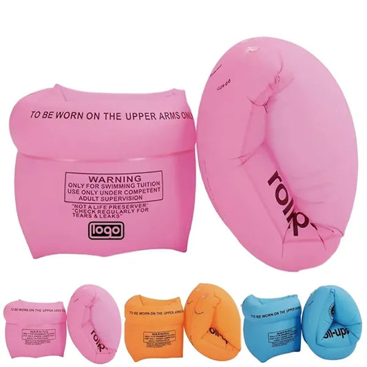 Kids' Inflatable PVC Arm Floaties - Swimming Safety Aid