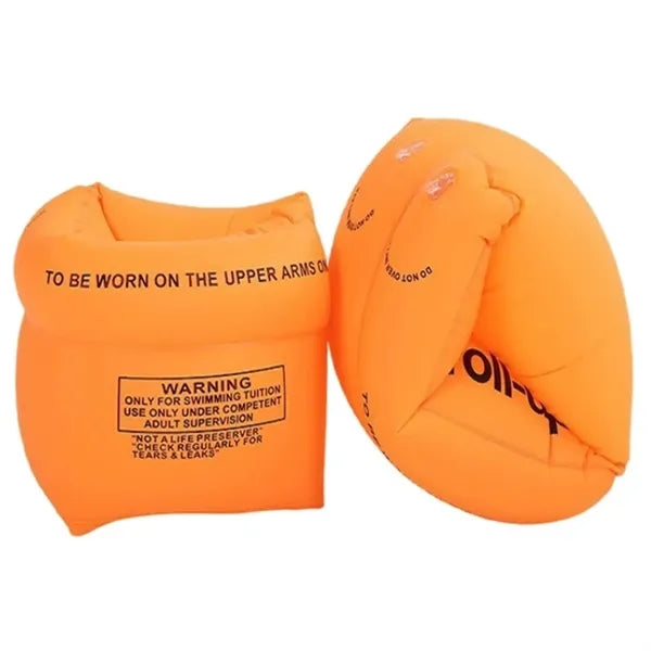 Kids' Inflatable PVC Arm Floaties - Swimming Safety Aid