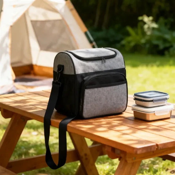 Portable Insulated Lunch Bag with Adjustable Strap