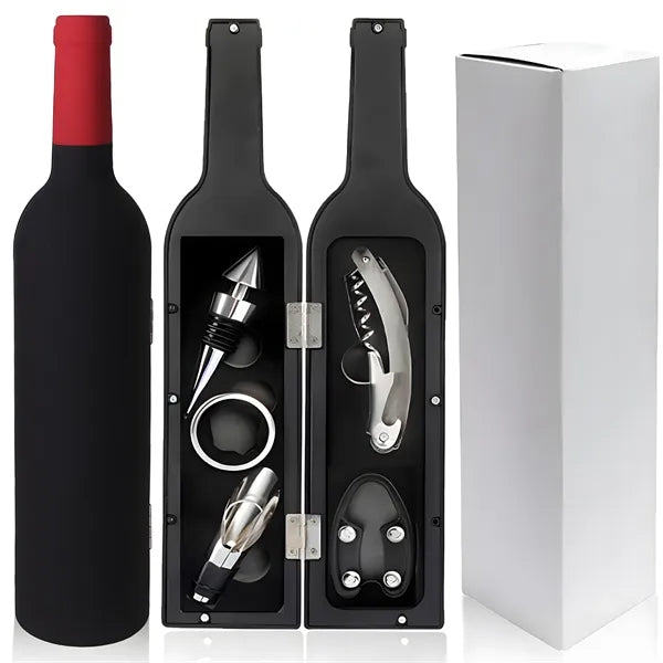 5-Piece Wine Tool Set in Bottle Gift Box