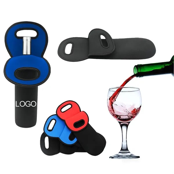 Neoprene Wine Bottle Carrier Tote With Handle