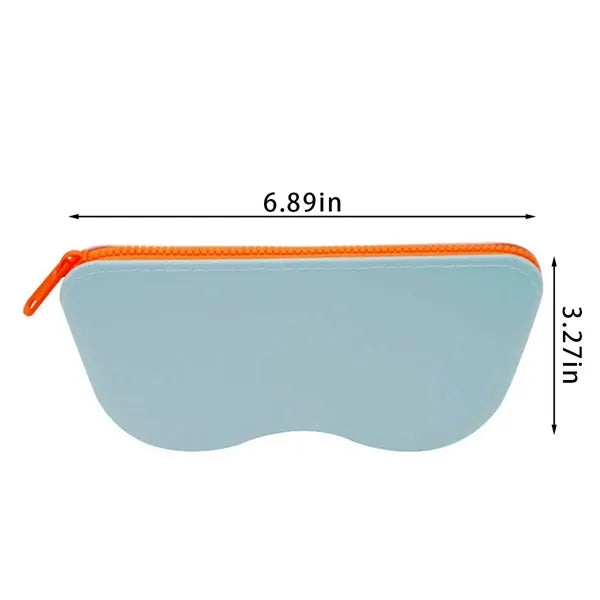 Silicone eyeglasses pouch case waterproof for beach travel