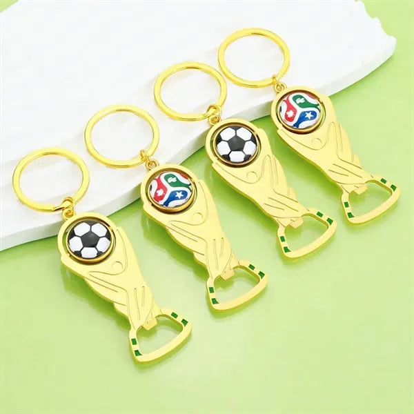 2026 World Cup Multi-Function Bottle Opener Keychain Custom