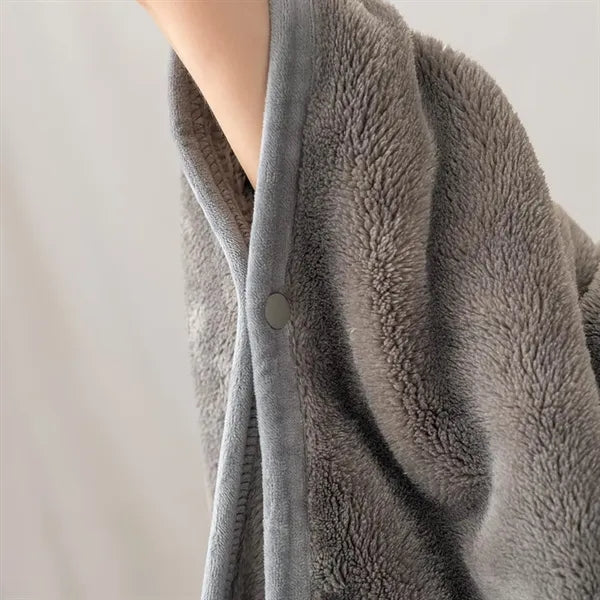 MOQ Shawl Blanket Pillow 2-in-1 with Sleeves