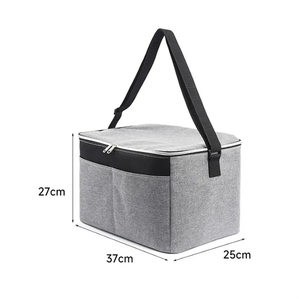 Large Capacity Insulated Cooler Bag for Outdoor & Car Use