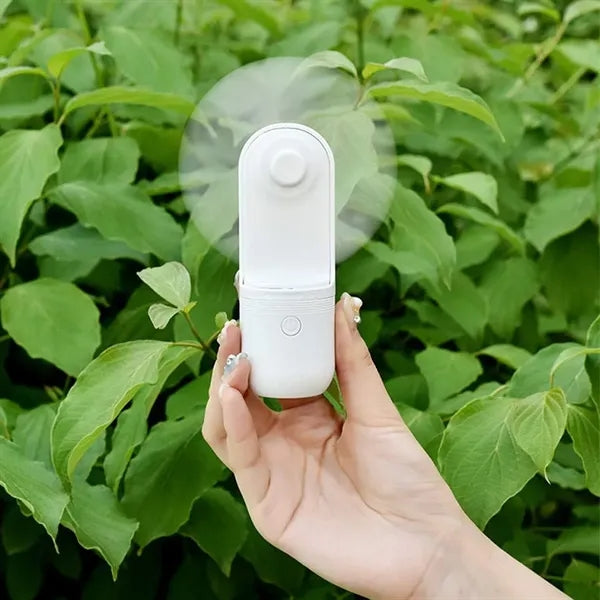 Capsule Design Portable USB Fan with Handheld & Desktop Use