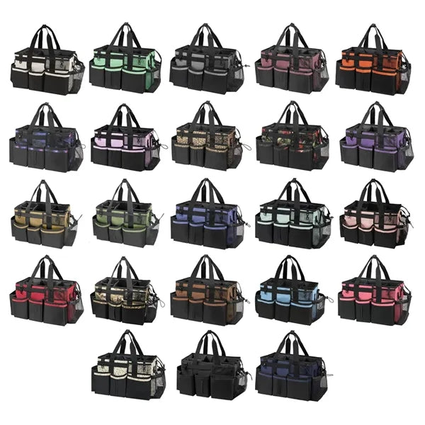 Multi-Pocket Tool Organizer Bag with Adjustable Strap