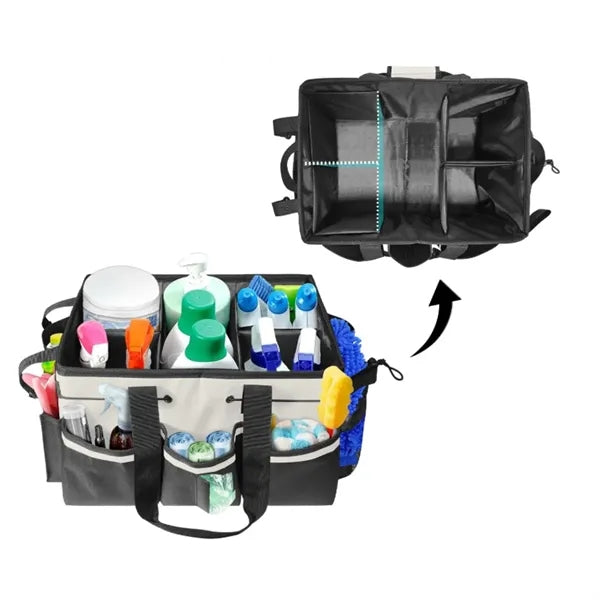 Multi-Pocket Tool Organizer Bag with Adjustable Strap
