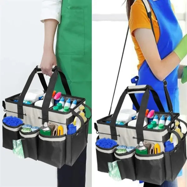 Multi-Pocket Tool Organizer Bag with Adjustable Strap