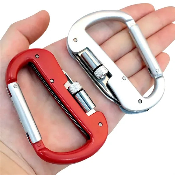 Carabiner Multi-Tool With Folding Knife