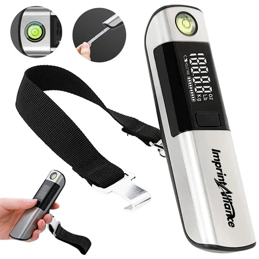50kg Digital Luggage Scale with Level & Tape Measure