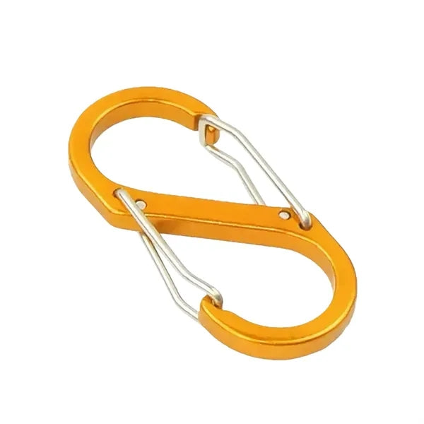 Aluminum S-Shaped Carabiner Keychain