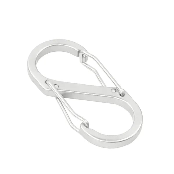 Aluminum S-Shaped Carabiner Keychain