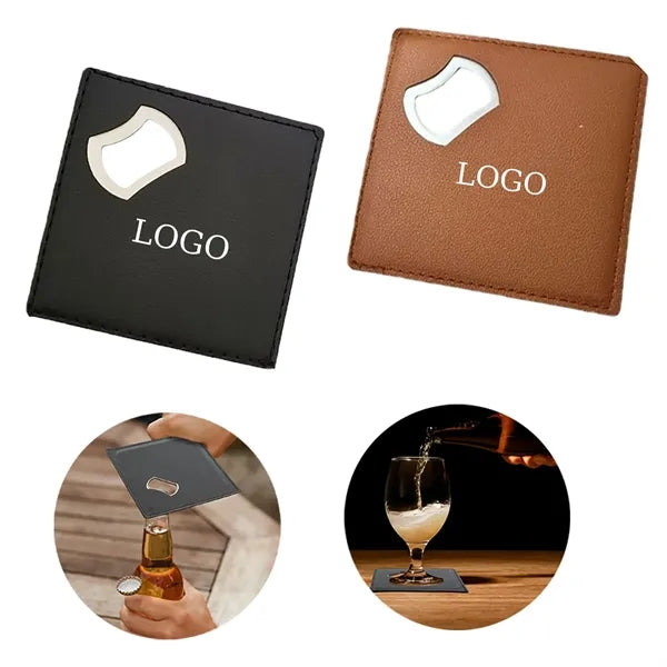 Stainless Steel Coaster Bottle Opener
