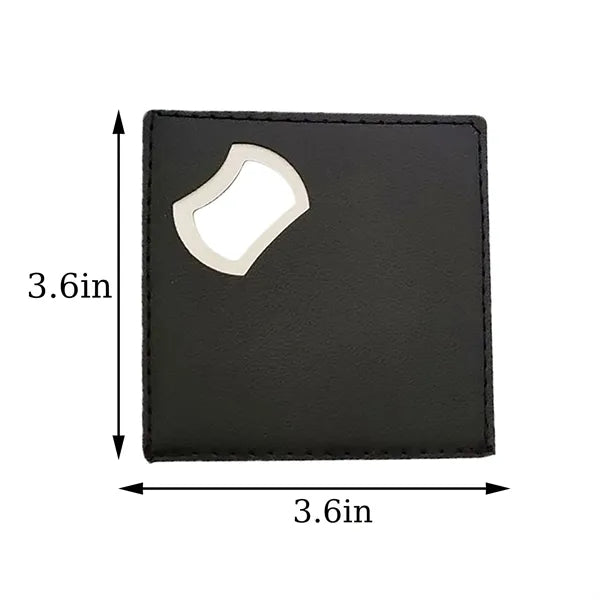 Stainless Steel Coaster Bottle Opener