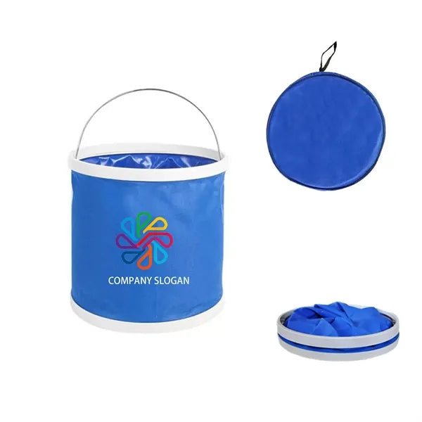 2.5 Gallon Capacity Collapsible Oxford Bucket with Zippered