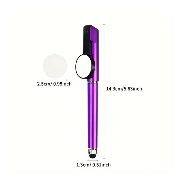 Badge Clip Stylus Gel Pen