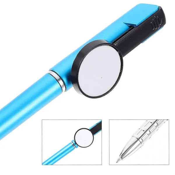Badge Clip Stylus Gel Pen