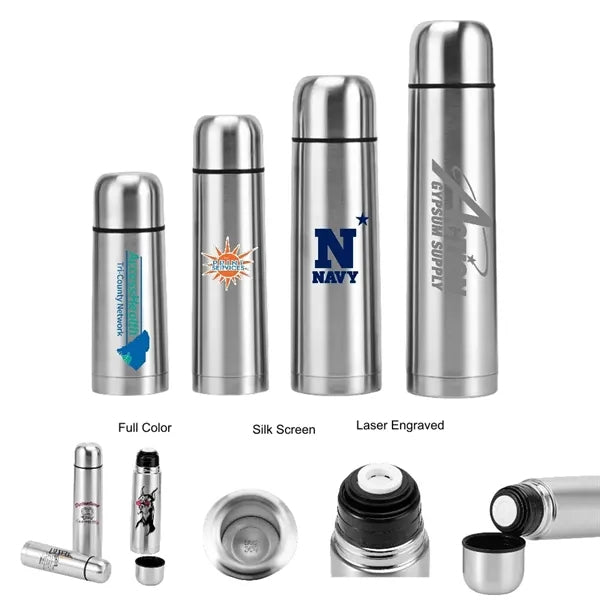12/34 oz Double Wall Stainless Steel Vacuum Bullet Bottle