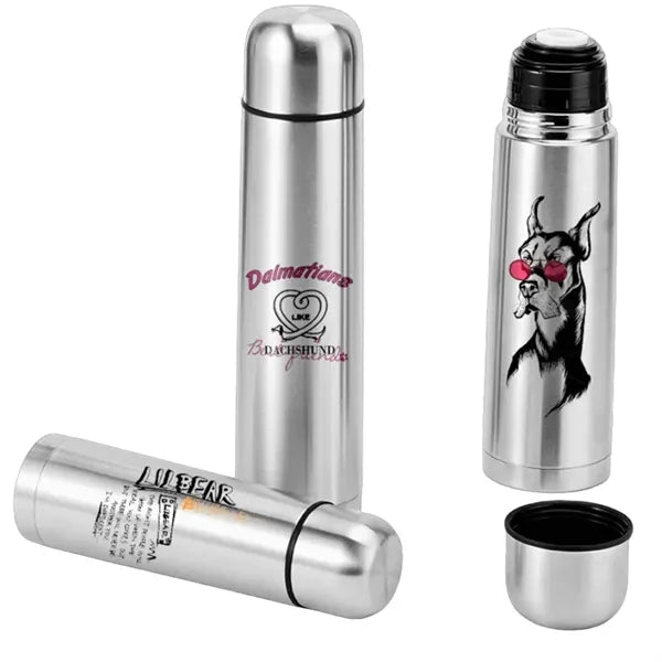 12/34 oz Double Wall Stainless Steel Vacuum Bullet Bottle