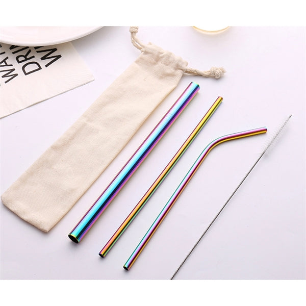 4 Pcs Stainless Steel Straw