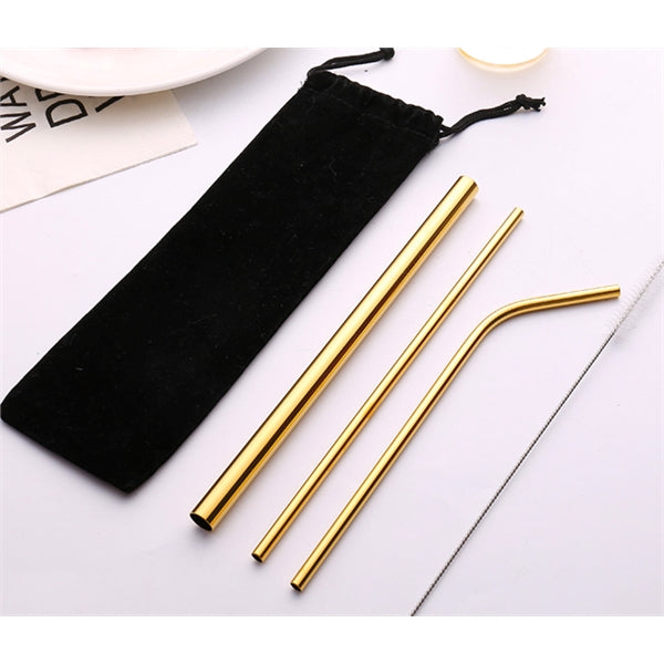 4 Pcs Stainless Steel Straw