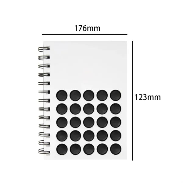 Pop It Notebook with Push Bubble Cover and Custom Logo