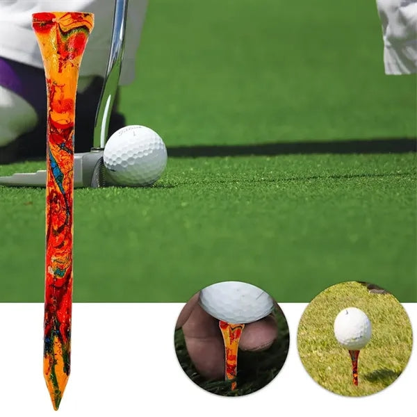 Standard 2-3/4" Natural Hardwood Golf Tees For Tournaments