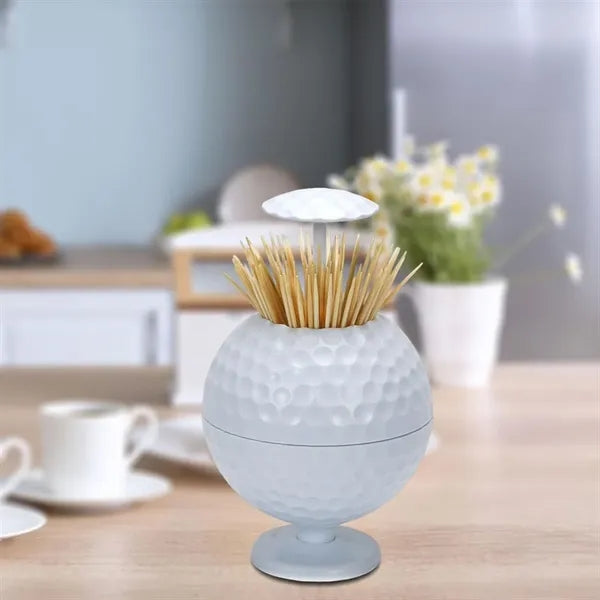 Automatic Pop-Up Golf Ball Shape Toothpick Dispenser