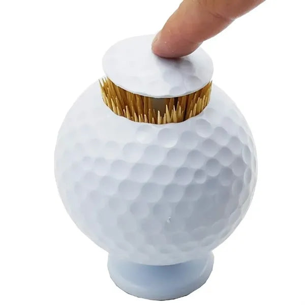 Automatic Pop-Up Golf Ball Shape Toothpick Dispenser