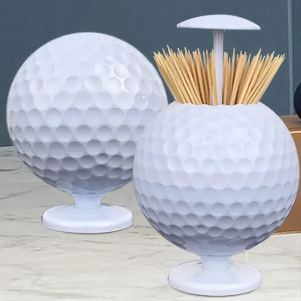 Automatic Pop-Up Golf Ball Shape Toothpick Dispenser