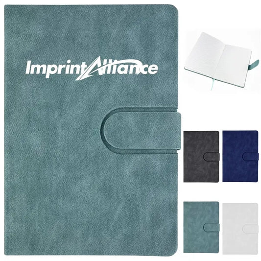 PU Leather Notebook with Magnetic Strap and Custom Logo