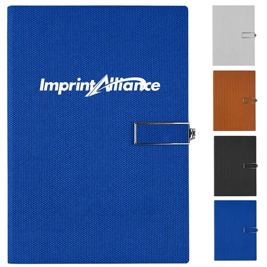 Washed Linen Texture Fabric Notebook with Custom Logo