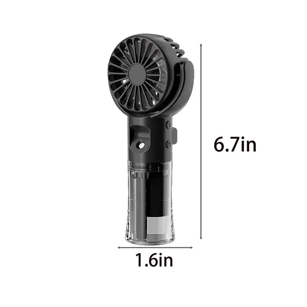 Portable Misting Fan Rechargeable Handheld Mini Spray