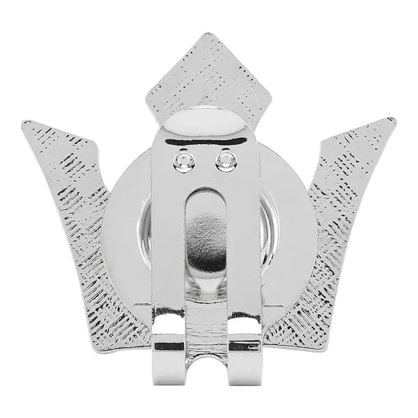 Luxury Crown Shaped Magnetic Golf Ball Marker & Hat Clip Set