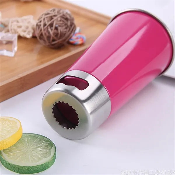 Stainless Steel Pint Cup With Bottle Opener
